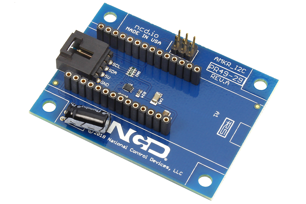 NCD PR49-29 Arduino MKR1000 및 MKR 모듈 용 AMKR I2C 실드