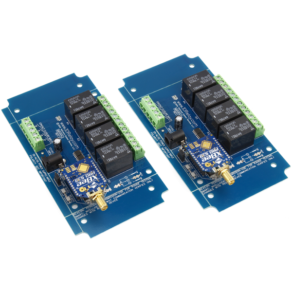 NCD MirXR4x_KIT 무선 접점 폐쇄 송신기 수신기 4- 채널 SPDT 릴레이 2-Way