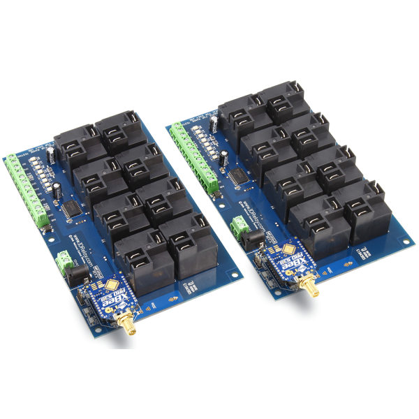 NCD MirXR8x0_KIT 무선 접점 폐쇄 송신기 수신기 8 채널 고전력 릴레이 2-Way