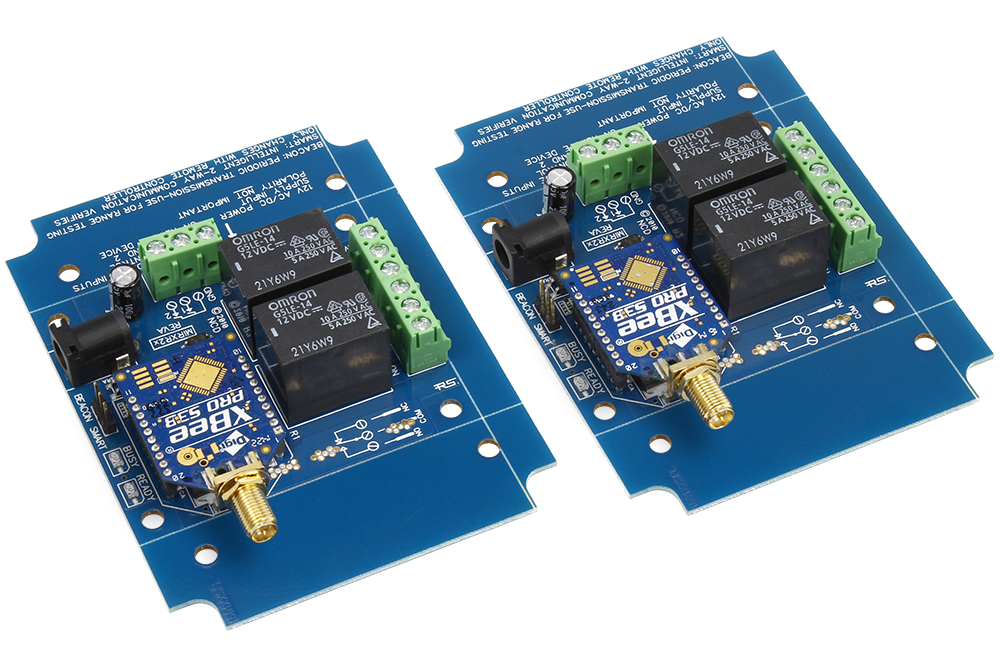 NCD MirXR2x_KIT 무선 접점 폐쇄 송신기 수신기 2- 채널 SPDT 릴레이 2-Way