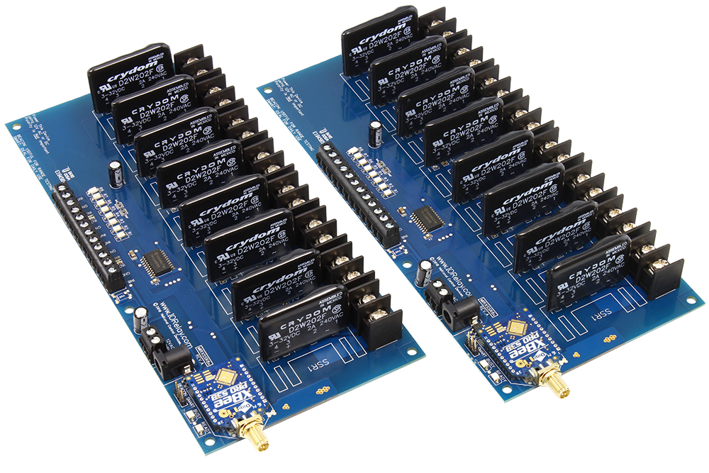 NCD MirXSSR8x_KIT 무선 접점 폐쇄 송신기 수신기 8 채널 솔리드 스테이트 양방향