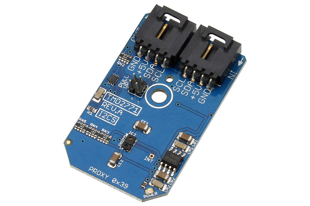 NCD PR5-17 TMD2771 주변 광 감지 (ALS) 16 비트 근접 감지, 100mm I2C 미니 모듈로 보정