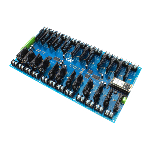NCD 24 채널 솔리드 스테이트 릴레이 실드 + 8 개의 GPIO (IoT 인터페이스 포함)