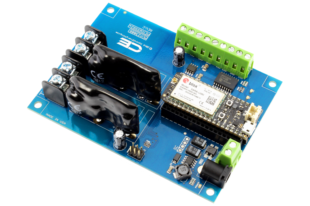 NCD 2 채널 솔리드 스테이트 릴레이 실드 + 6 개의 GPIO (IoT 인터페이스 포함)