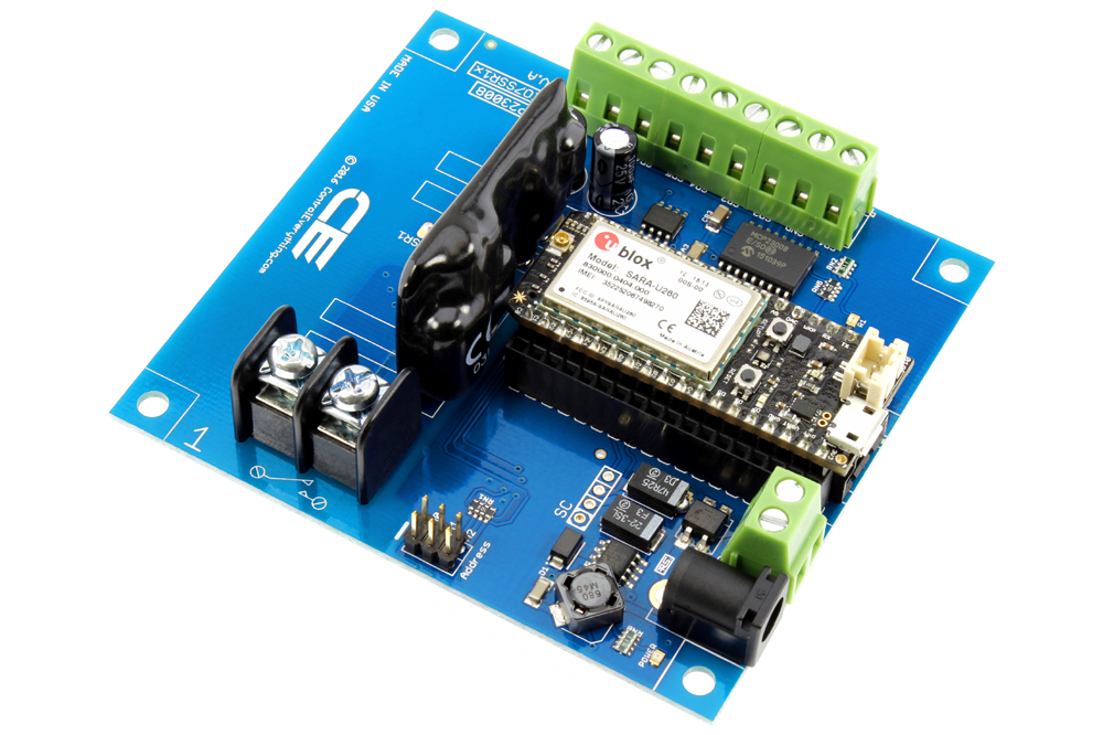 NCD 1 채널 솔리드 스테이트 릴레이 실드 + 7 GPIO (IoT 인터페이스 포함)