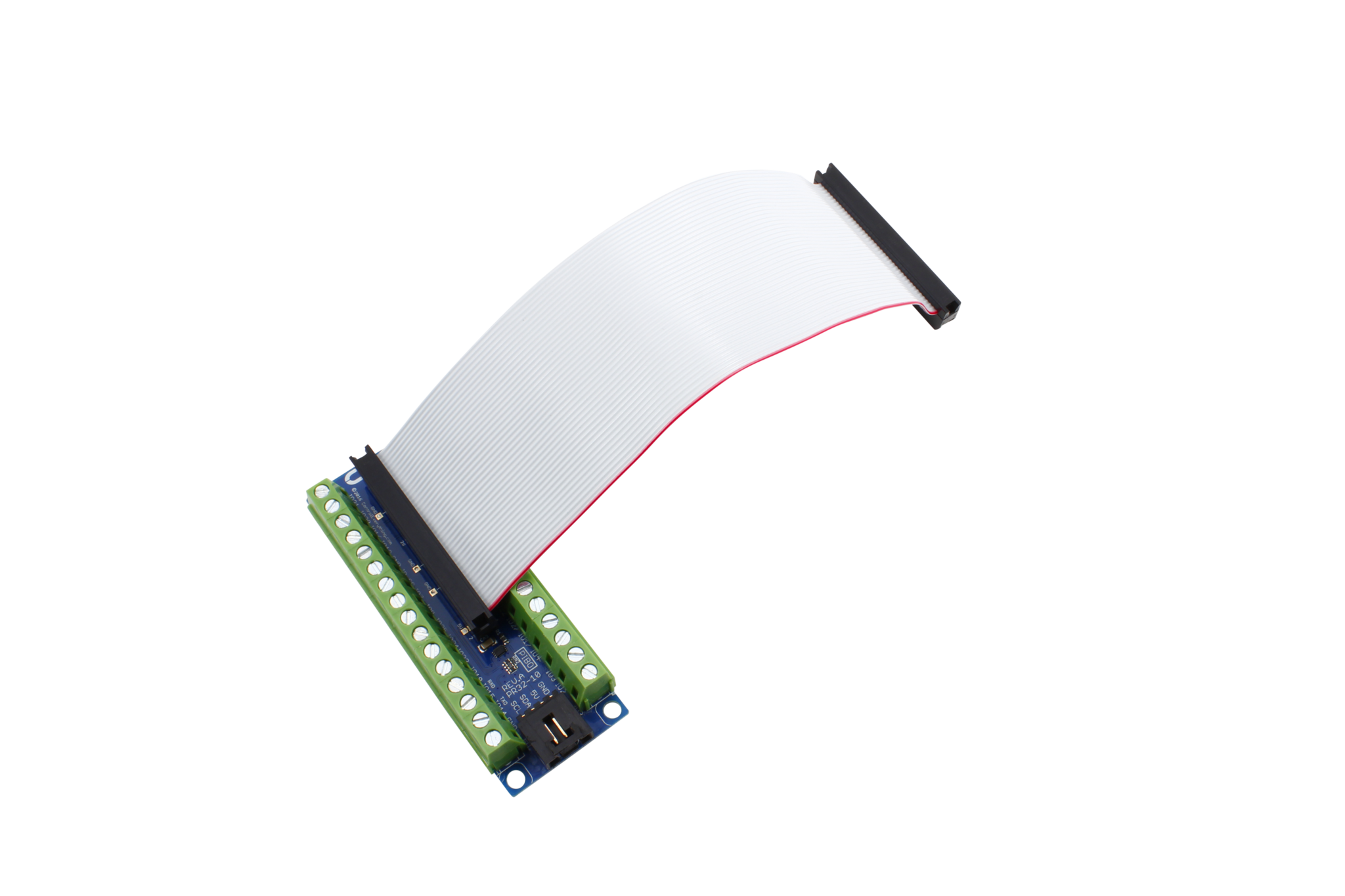 NCD PR32-10 Raspberry Pi Zero, Pi 2, Pi 3 또는 Pi 4 용 I2C가있는 스크류 터미널 브레이크 아웃 보드