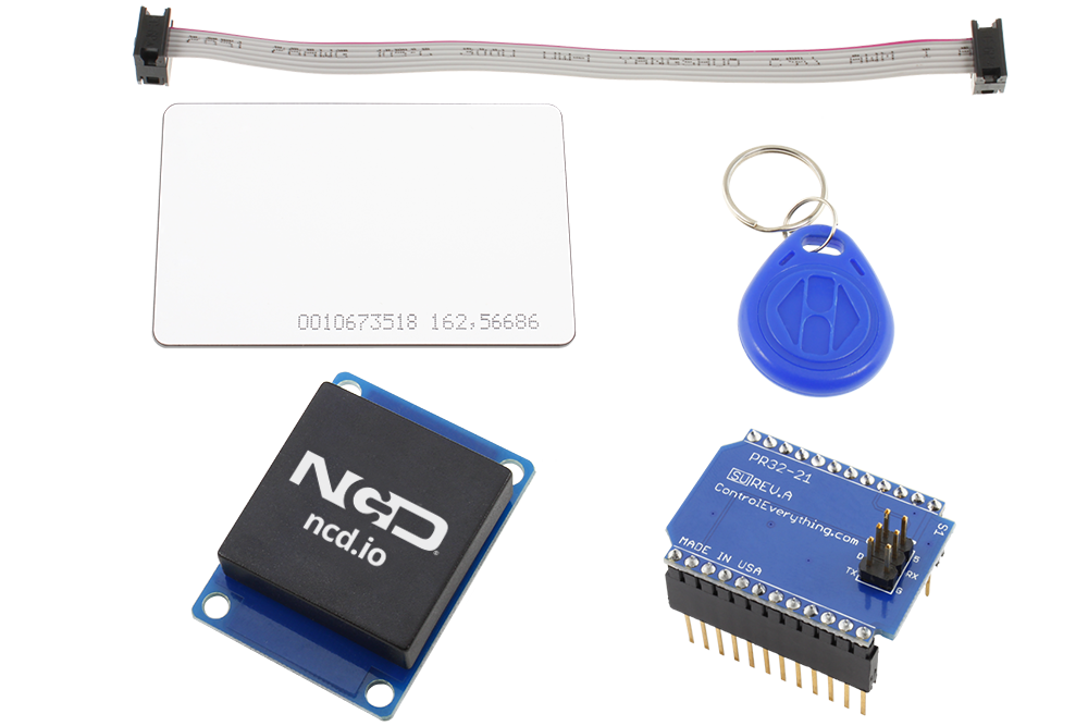 NCD PR32-21 Bluz, Particle Photon 및 Electron 용 RFID 수신기 오버레이 실드