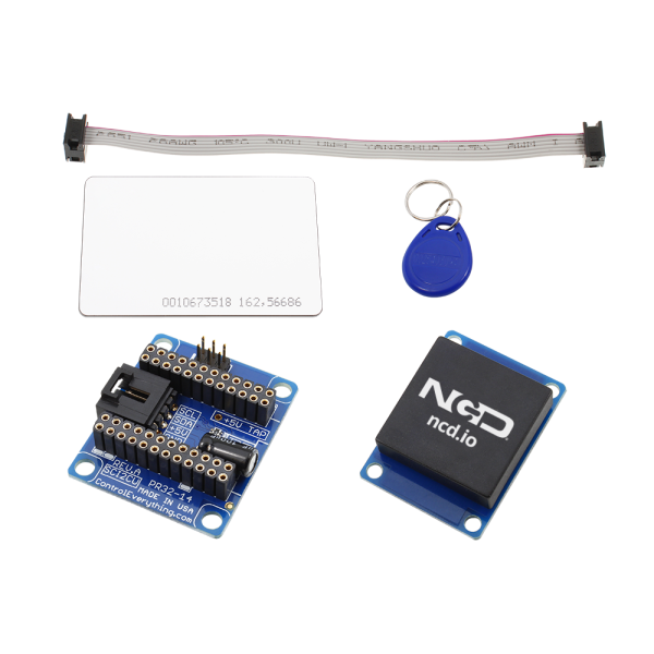 NCD PR32-14 Particle Photon 용 USB 인터페이스가있는 RFID 수신기 및 I2C 어댑터