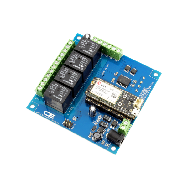 NCD 4 채널 범용 SPDT 릴레이 실드 + 4 GPIO (IoT 인터페이스 포함)