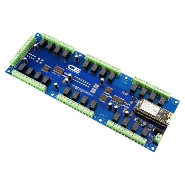 NCD 24 채널 1Amp SPDT 신호 릴레이 실드 + 8 개의 GPIO (IoT 인터페이스 포함)