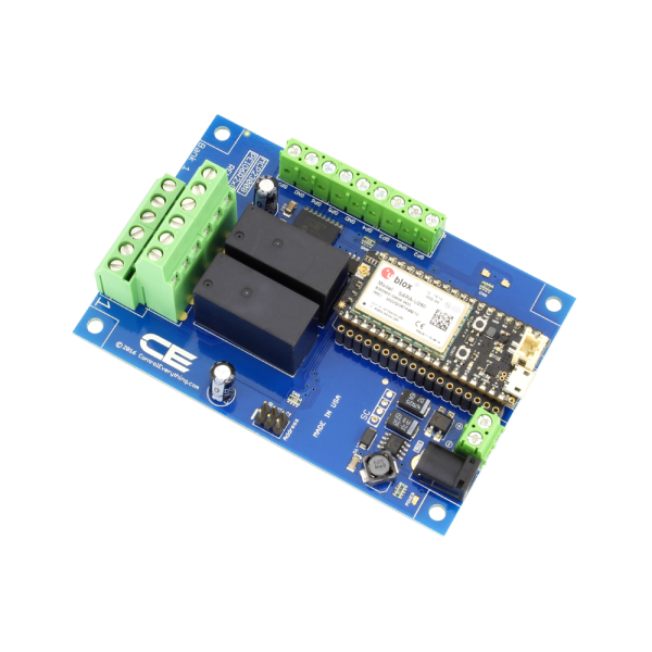 NCD 2 채널 DPDT 신호 릴레이 실드 + 6 개의 GPIO (IoT 인터페이스 포함)