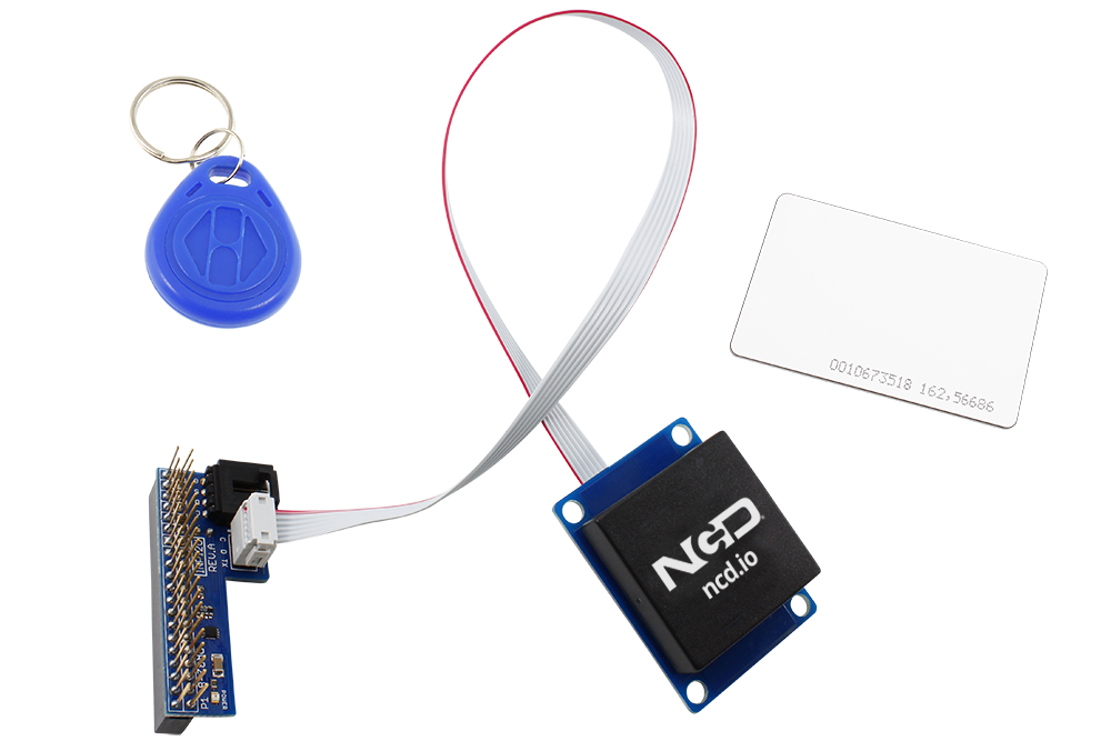 NCD PR32-8 Raspberry Pi 2 및 3 RFID 수신기 및 I2C 어댑터