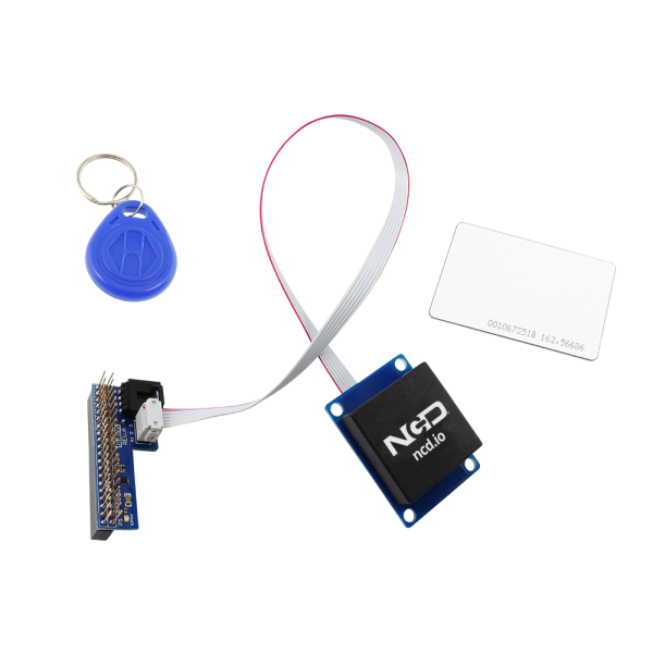 NCD PR32-8 Raspberry Pi 2 및 3 RFID 수신기 및 I2C 어댑터