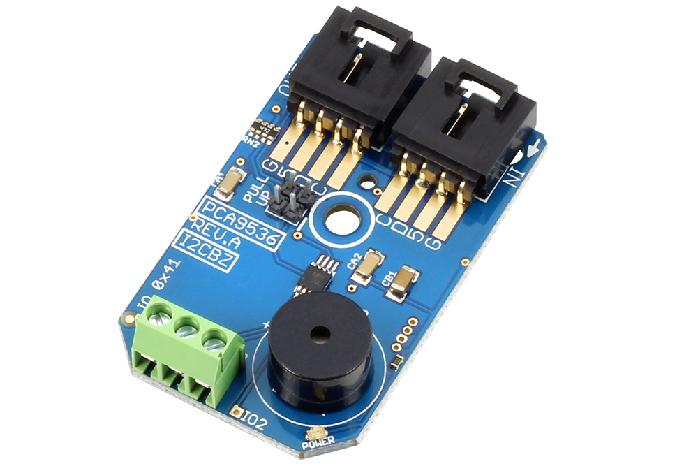 NCD PR2C-16 버저 I2C 미니 모듈이있는 PCA9536 I2C 디지털 3 채널 입력 출력