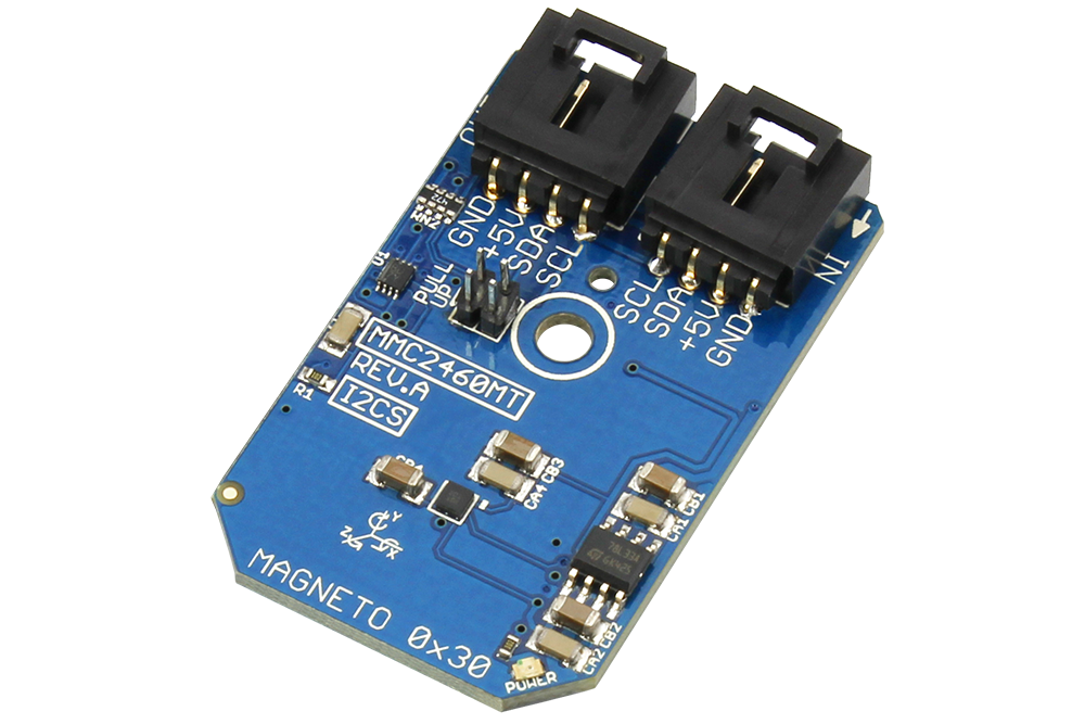 NCD PR5-4 MMC2460MT ± 6 Gauss 저잡음 2 축 자기 센서 I2C 미니 모듈