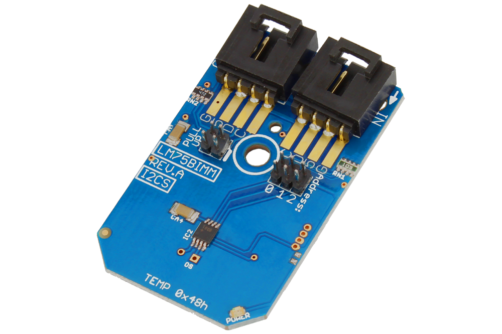 NCD PR2-24 LM75BIMM 온도 센서 ± 2 ° C 9 비트 (주소 라인 3 개 포함) I2C 미니 모듈
