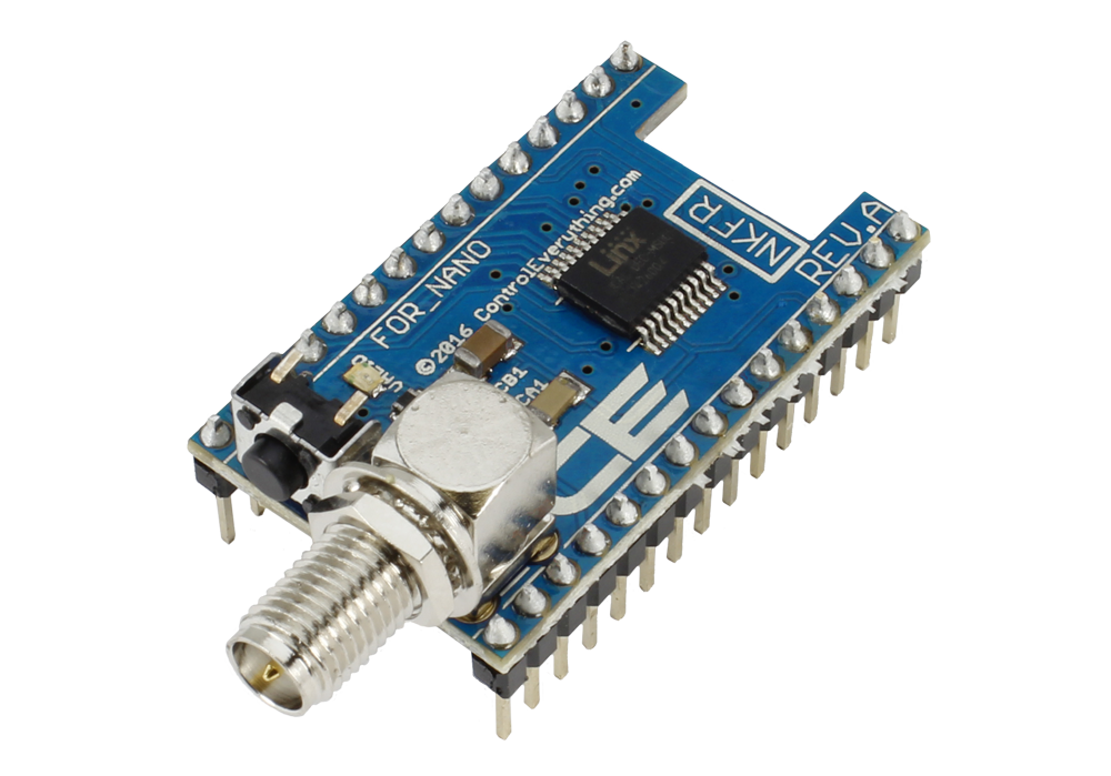 NCD PR14-6 Arduino Nano 용 Key Fob 수신기 오버레이 실드