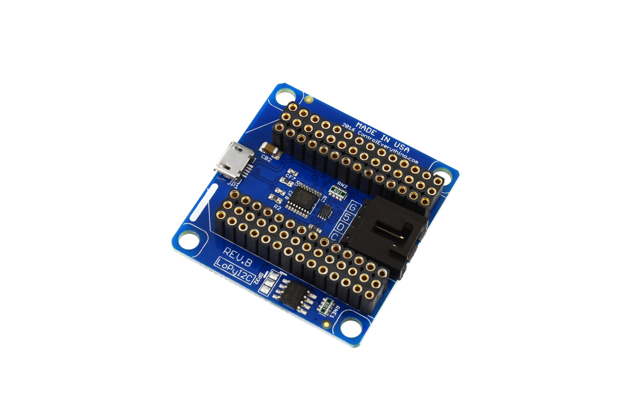 NCD PR34-7 USB 프로그래밍 포트가있는 WiPy2 및 LoPy 용 I2C Shield