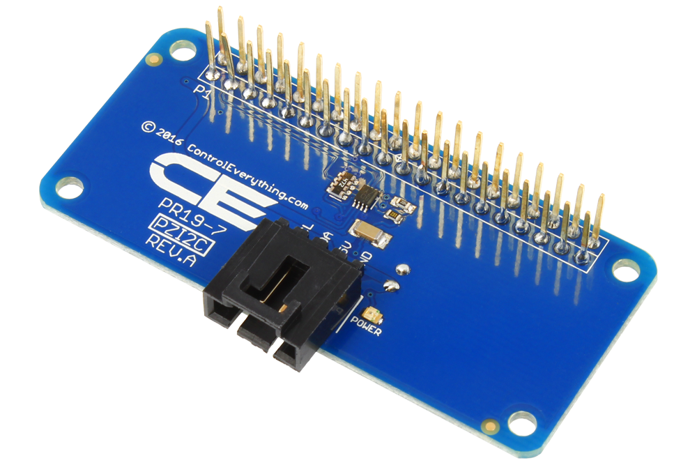 NCD PR19-7 외부를 향하는 I2C 포트가있는 Raspberry Pi Zero 용 I2C Shield