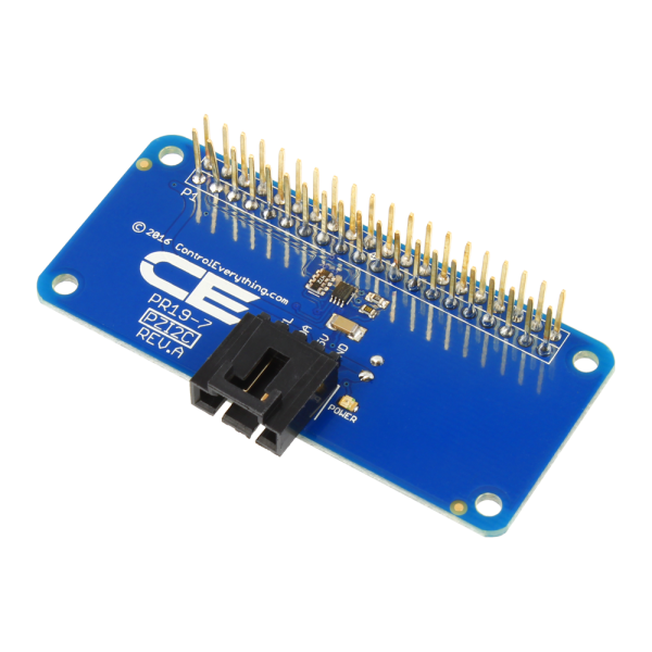 NCD PR19-7 외부를 향하는 I2C 포트가있는 Raspberry Pi Zero 용 I2C Shield