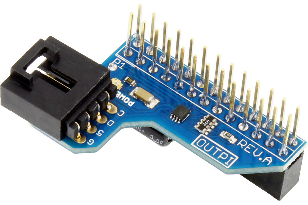 NCD PR1-23 외부를 향한 I2C 포트가있는 Raspberry Pi 용 I2C Shield