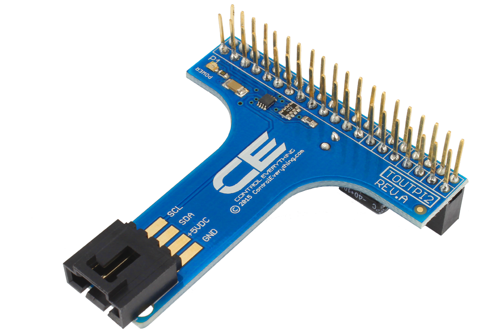 NCD PR2-3 외부를 향하는 I2C 포트가있는 Raspberry Pi 4, Pi 3 및 Pi 2 용 I2C 실드가 HDMI 포트를 통해 종료