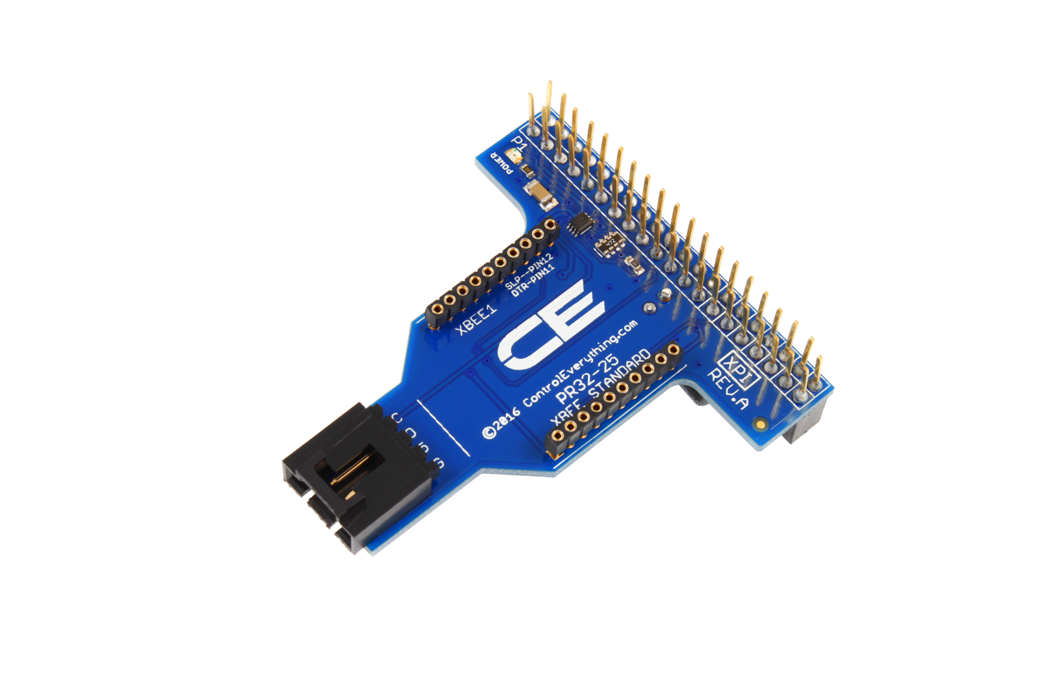 NCD PR32-25 외부를 향한 I2C 및 통신 포트가있는 Raspberry Pi 2, 3 및 4 용 I2C Shield