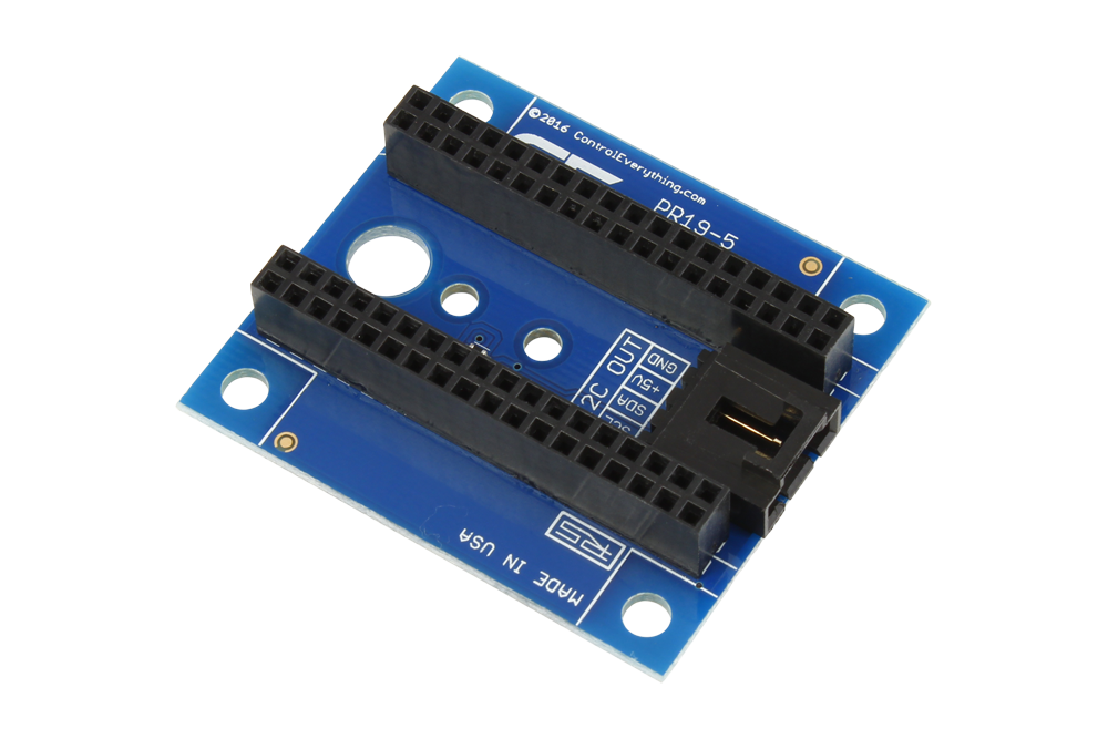 NCD PR19-5 외부를 향하는 + 5V I2C 포트가있는 입자 전자 또는 입자 광자를위한 I2C 차폐