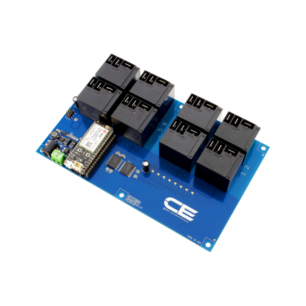 NCD IoT 인터페이스가있는 8 채널 고전력 릴레이 컨트롤러 실드