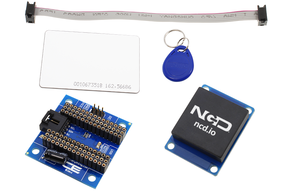 NCD PR32-13 Arduino Nano RFID 수신기 및 UART 인터페이스가있는 I2C 어댑터