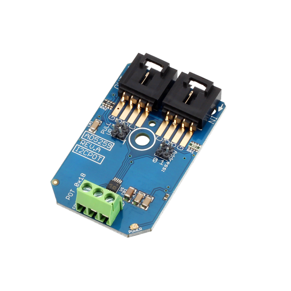 NCD Analog Devices AD5259 디지털 포텐쇼미터 1 채널 256- 위치 I2C 미니 모듈