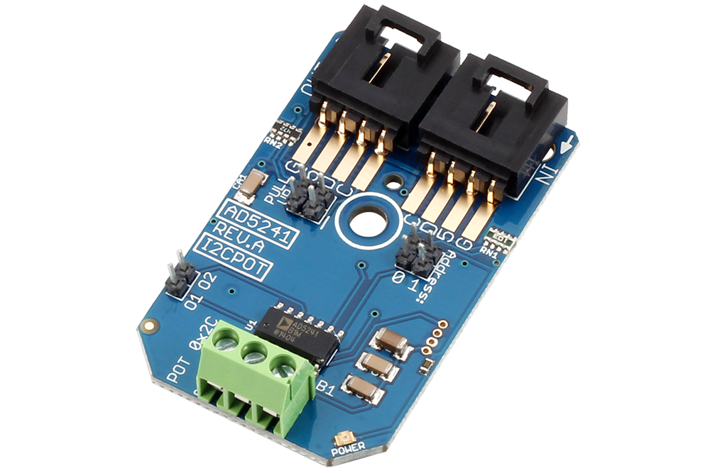 NCD Analog Devices AD5241 디지털 포텐쇼미터 1 채널 256- 위치 디지털 출력 I2C 미니 모듈