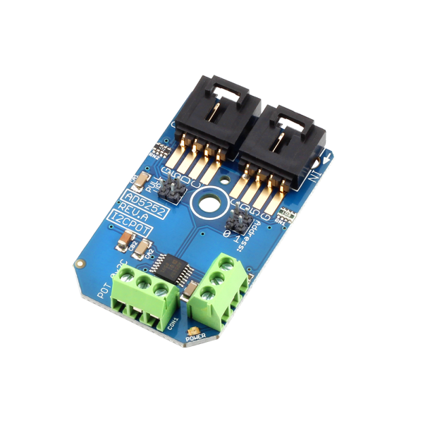 NCD Analog Devices AD5252 디지털 포텐쇼미터 2 채널 256- 위치 I2C 미니 모듈