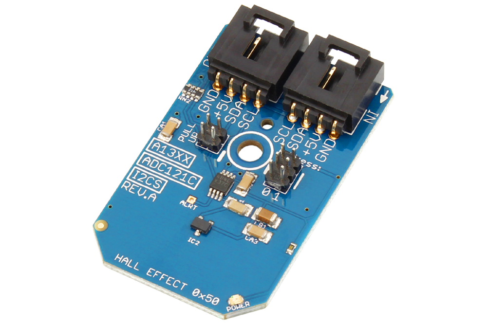 NCD PR3-15 A1304ELHLX-05-T 홀 효과 센서 0.5mv / G (ADC121C 12 비트 분해능 I²C 미니 모듈 포함)