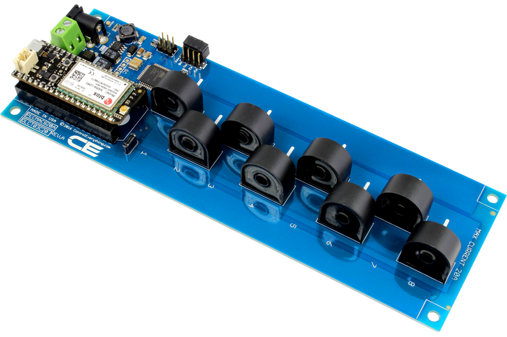 NCD PR17-19_20A IoT 인터페이스를 갖춘 8 채널 온보드 95 % 정확도 20A AC 전류 모니터