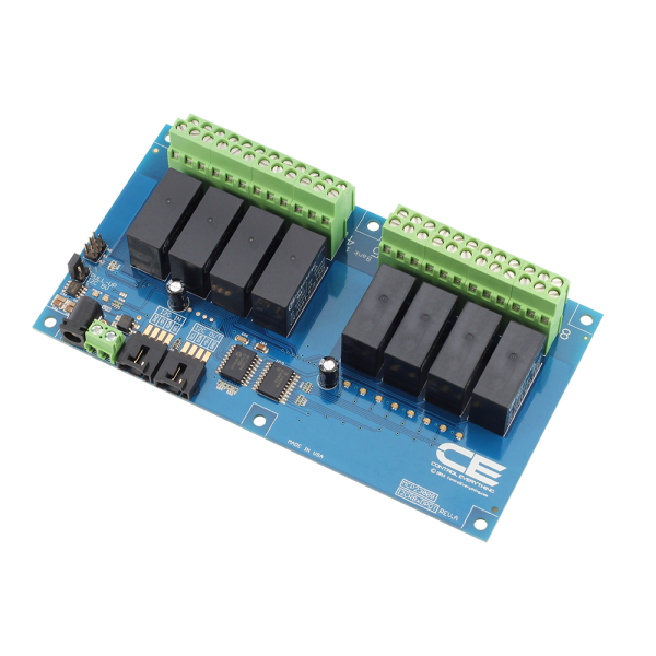 NCD I2C 인터페이스가있는 8 채널 DPDT 신호 릴레이 컨트롤러