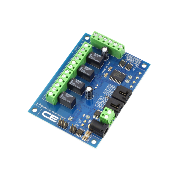 NCD 4 채널 1Amp SPDT 신호 릴레이 컨트롤러 + 4 GPIO (I2C 인터페이스 포함)