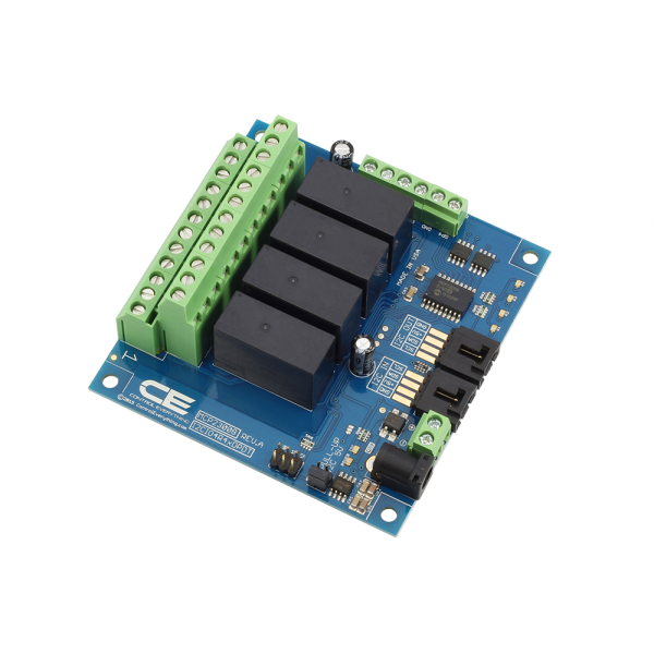 NCD 4 채널 DPDT 신호 릴레이 컨트롤러 + I2C 인터페이스가있는 GPIO 4 개
