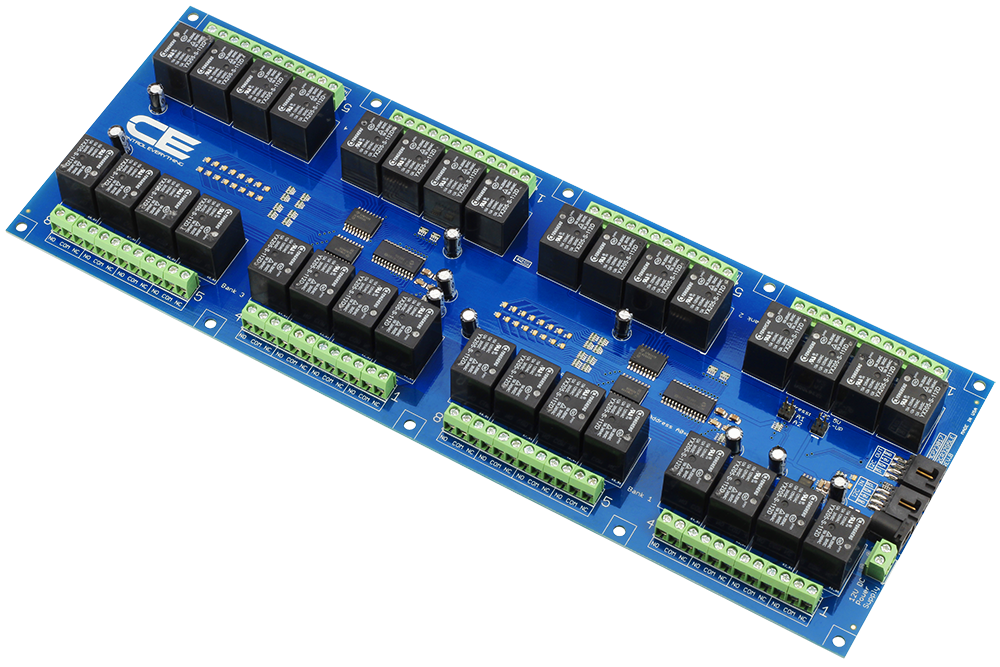 NCD I2C 인터페이스가있는 32 채널 범용 SPDT 릴레이 컨트롤러