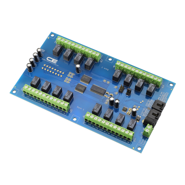 NCD I2C 인터페이스가있는 16 채널 1A SPDT 신호 릴레이 컨트롤러