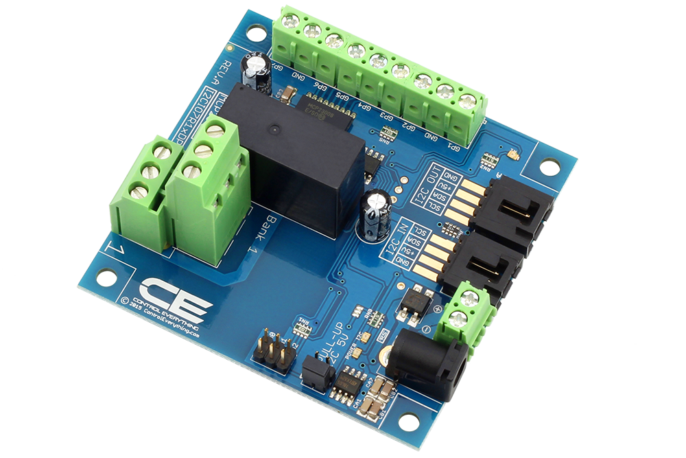 NCD 1 채널 DPDT 신호 릴레이 컨트롤러 + I2C 인터페이스가있는 GPIO 7 개