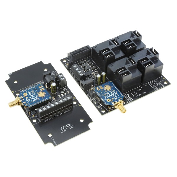 NCD MirCR4x0_KIT 무선 접점 폐쇄 원격 고전력 릴레이 컨트롤러 4 채널 단방향