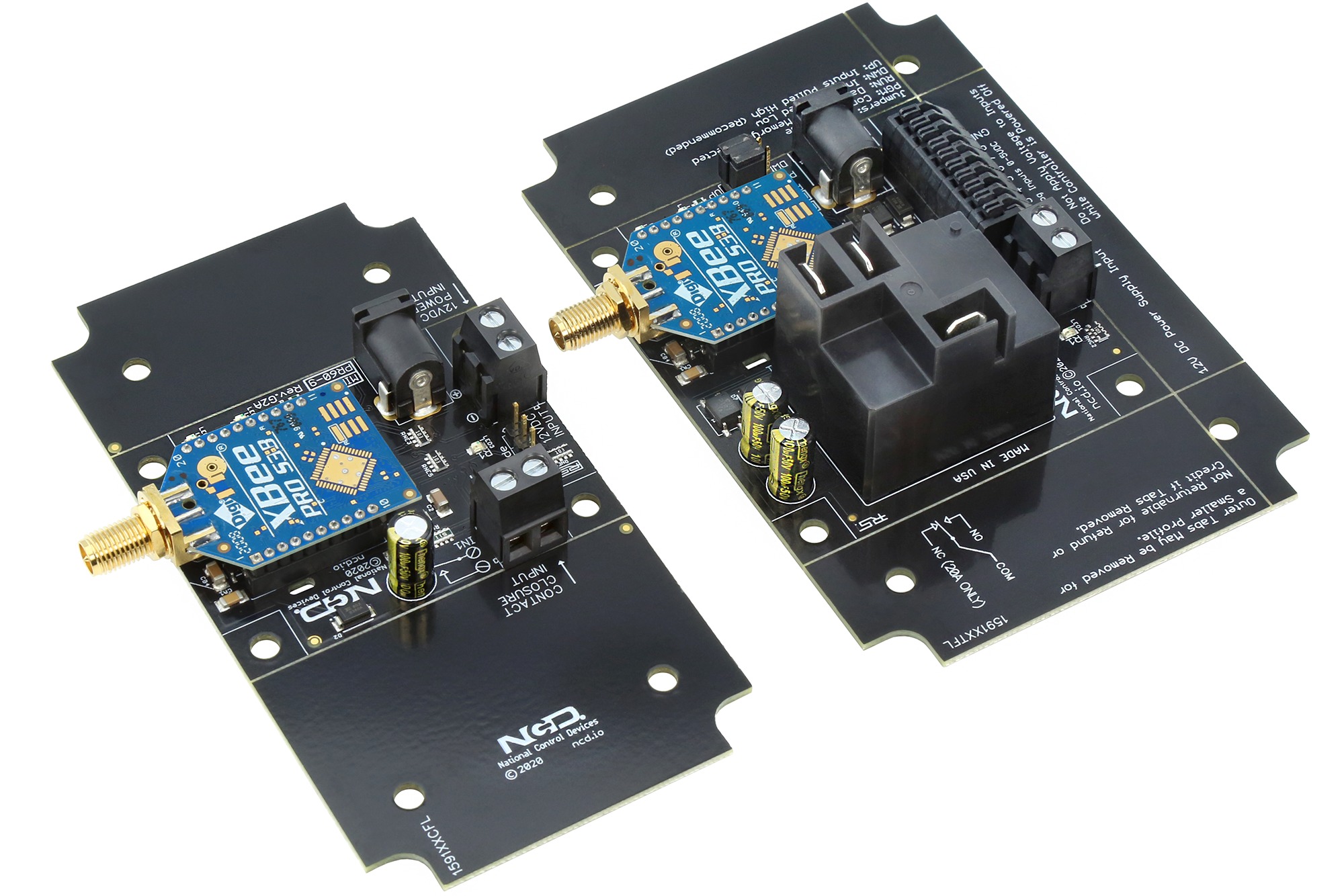 NCD MirCR1x0_KIT 무선 접점 폐쇄 원격 고전력 릴레이 컨트롤러 1 채널 단방향