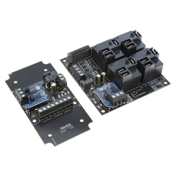 NCD MIRCR4x0_ZRS_KIT 직접 유선 접점 폐쇄 원격 고전력 릴레이 컨트롤러 4 채널 단방향