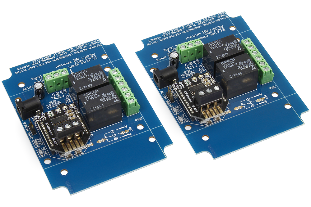 NCD MirXR2x_ZRS_KIT 직접 유선 접점 폐쇄 송신기 수신기 2- 채널 SPDT 릴레이 2-Way