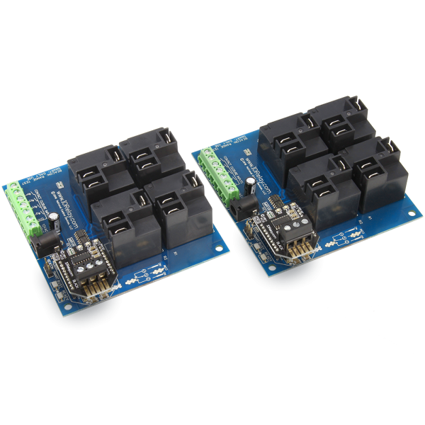 NCD MirXR4x0_ZRS_KIT 직접 유선 접점 폐쇄 송신기 수신기 4- 채널 고전력 릴레이 2-Way