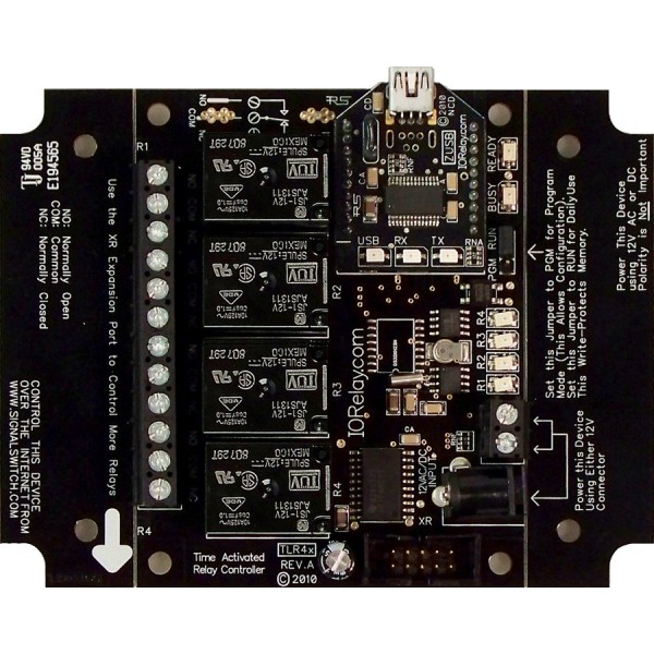 NCD TLR45 시간 활성화 릴레이 4 채널 범용 SPDT