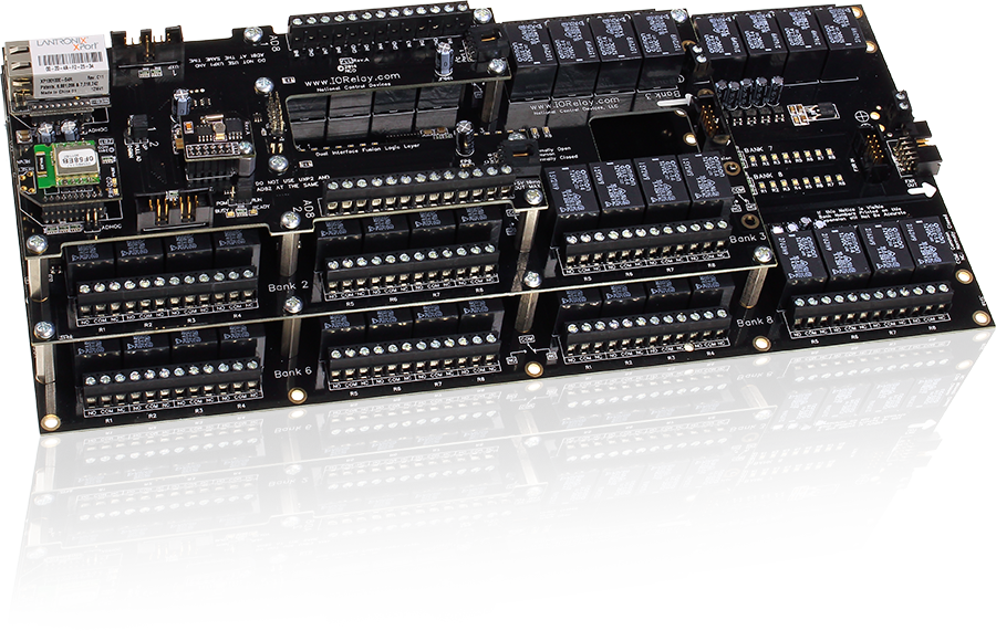 NCD FLL_FXR245_FXR32xL2 16 개의 GPIO 또는 ADC 및 I2C가있는 Fusion 56 채널 SPDT 릴레이 컨트롤러