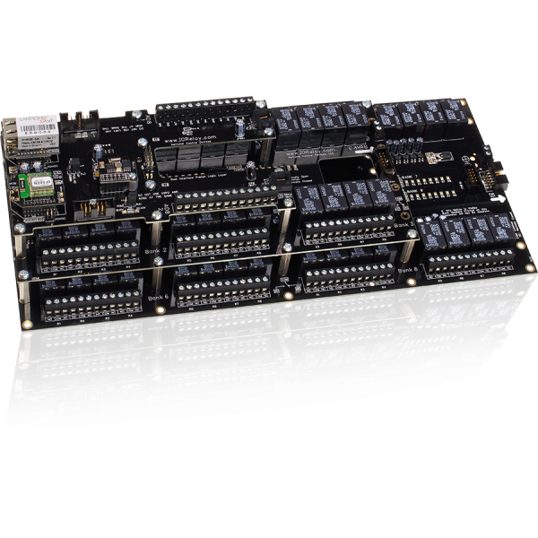 NCD FLL_FXR245_FXR32xL2 16 개의 GPIO 또는 ADC 및 I2C가있는 Fusion 56 채널 SPDT 릴레이 컨트롤러