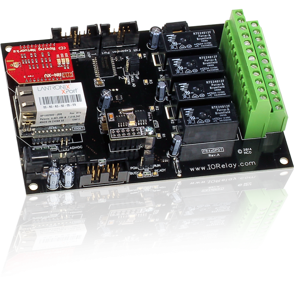 NCD FR41DPDT 16 개의 GPIO 또는 ADC 및 I2C가있는 Fusion 4 채널 DPDT 릴레이 컨트롤러
